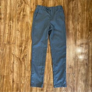 GIOVANNI UOMO Boys Gray‎ Slacks Slim Waist Tighteners Size 12